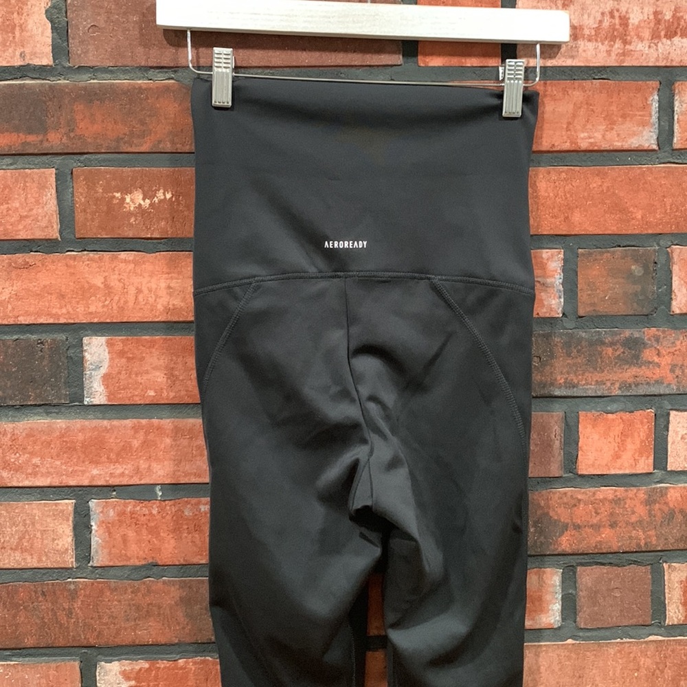 Adidas Maternity  High-Waisted Ankle Leggings - Picture 6 of 8